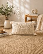 Ivory Dune Cushion Cover | Includes Filler