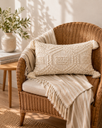 Ivory Dune Cushion Cover | Includes Filler