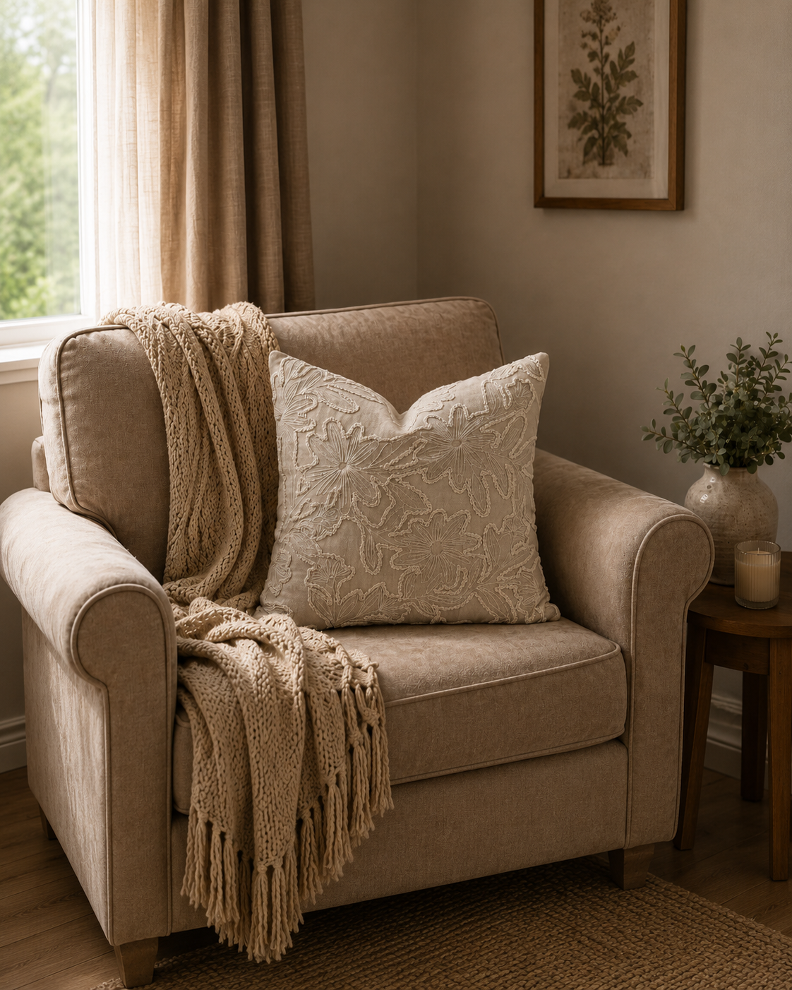 Floral Charm Cushion Cover | Cover Only