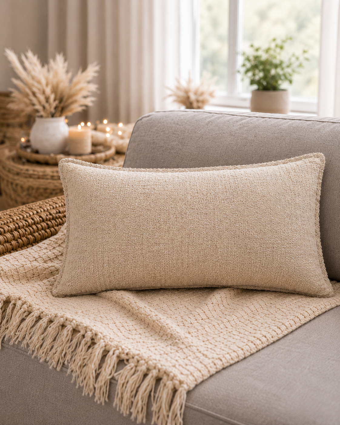 Moonwoven Cushion Cover | Includes Filler