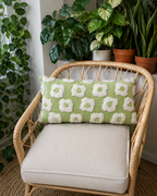 Pistachio Petals Cushion Cover | Includes Filler