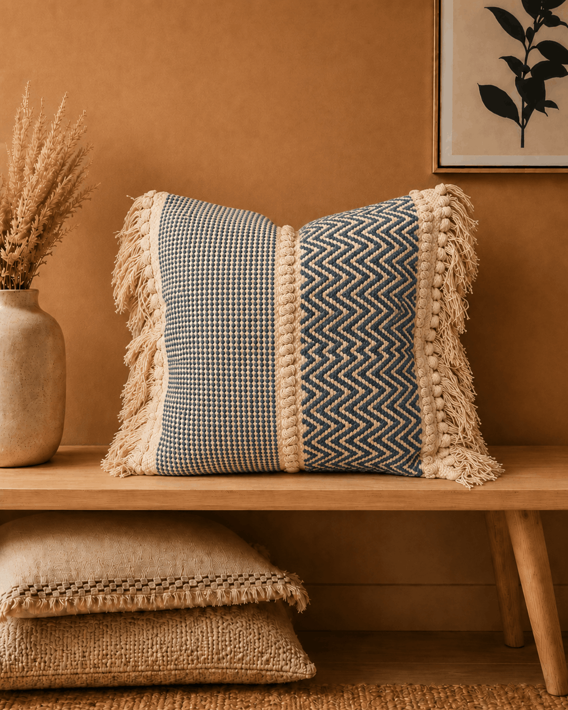 Indigo Drift Cushion Cover | Cover Only