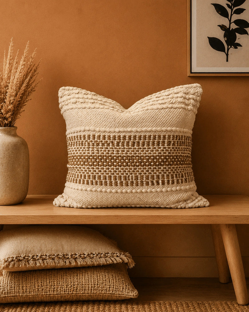Sandstone Weave Cushion Cover