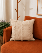 Ivory Knit Cushion Cover | Cover Only