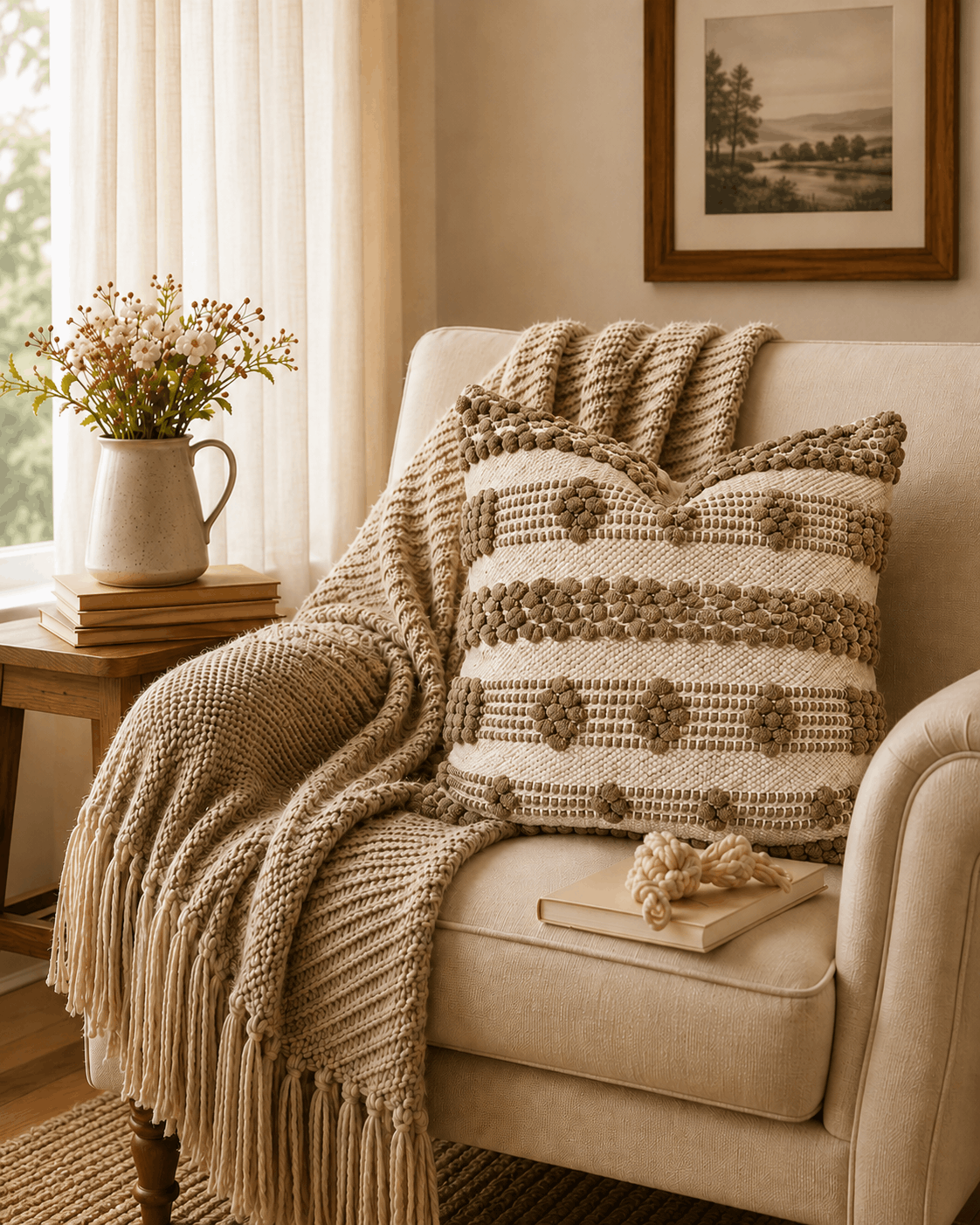 Rustic Rhythm Cushion Cover | Cover Only