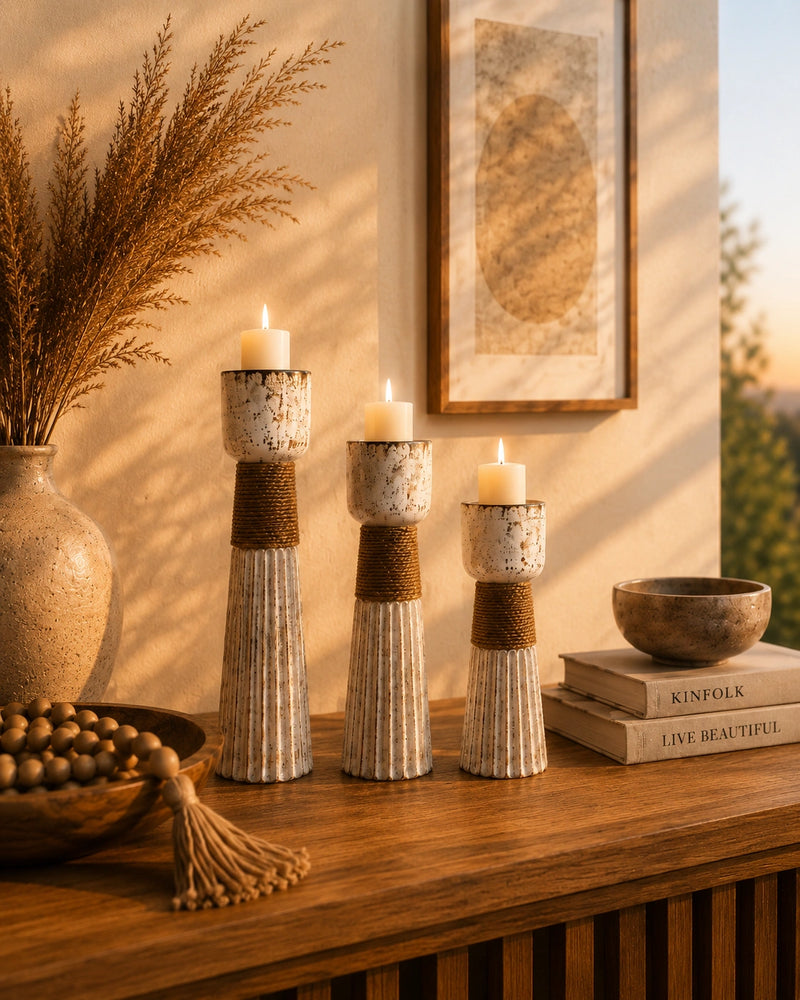 Solace- Sculptural Candle Holder