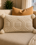 Ivory Dune Cushion Cover | Includes Filler