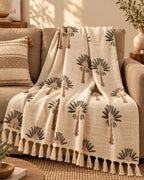 Palmera- Woven Throw
