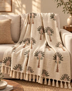 Palmera- Woven Throw