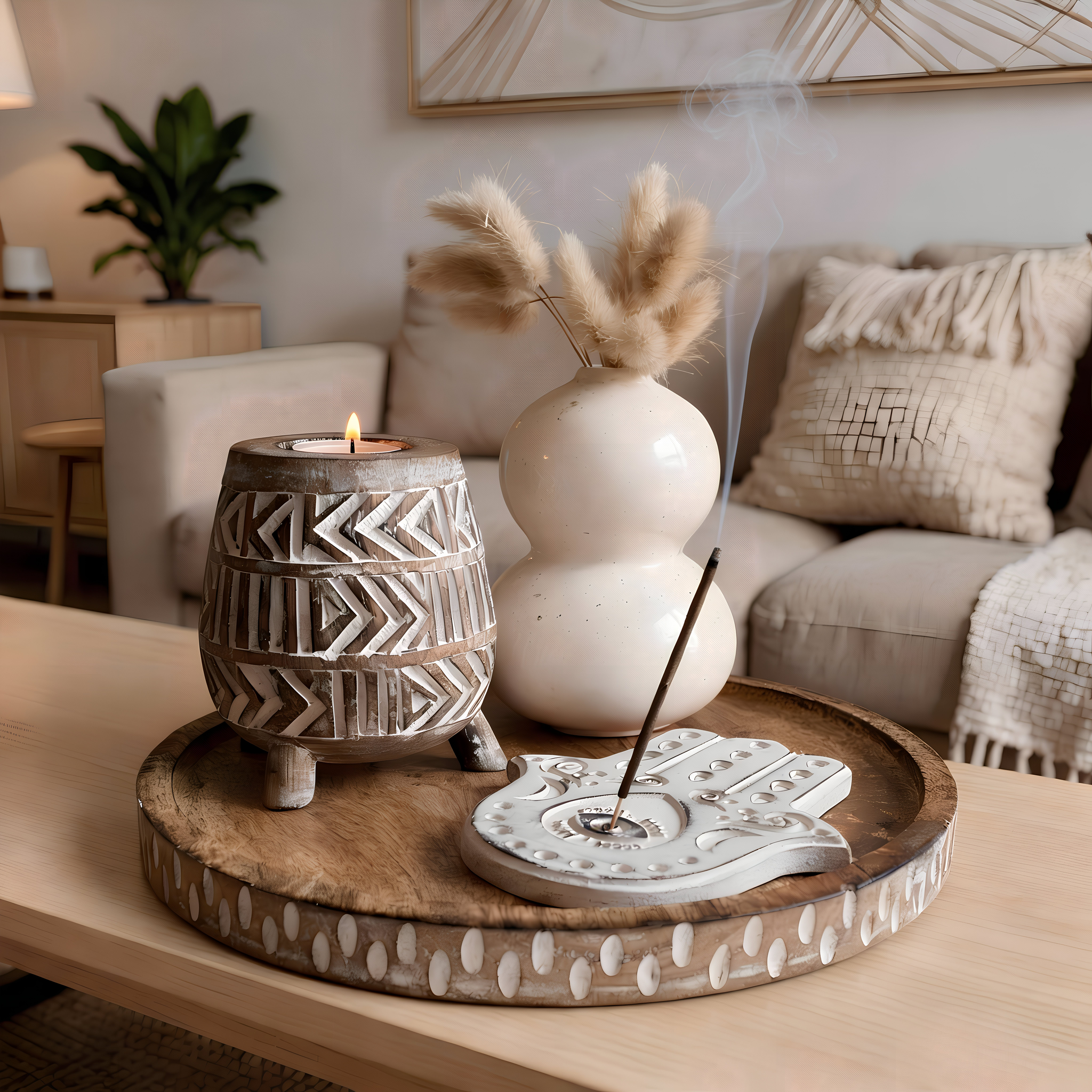 Ritual Set (Incense Holder + Candle Holder)