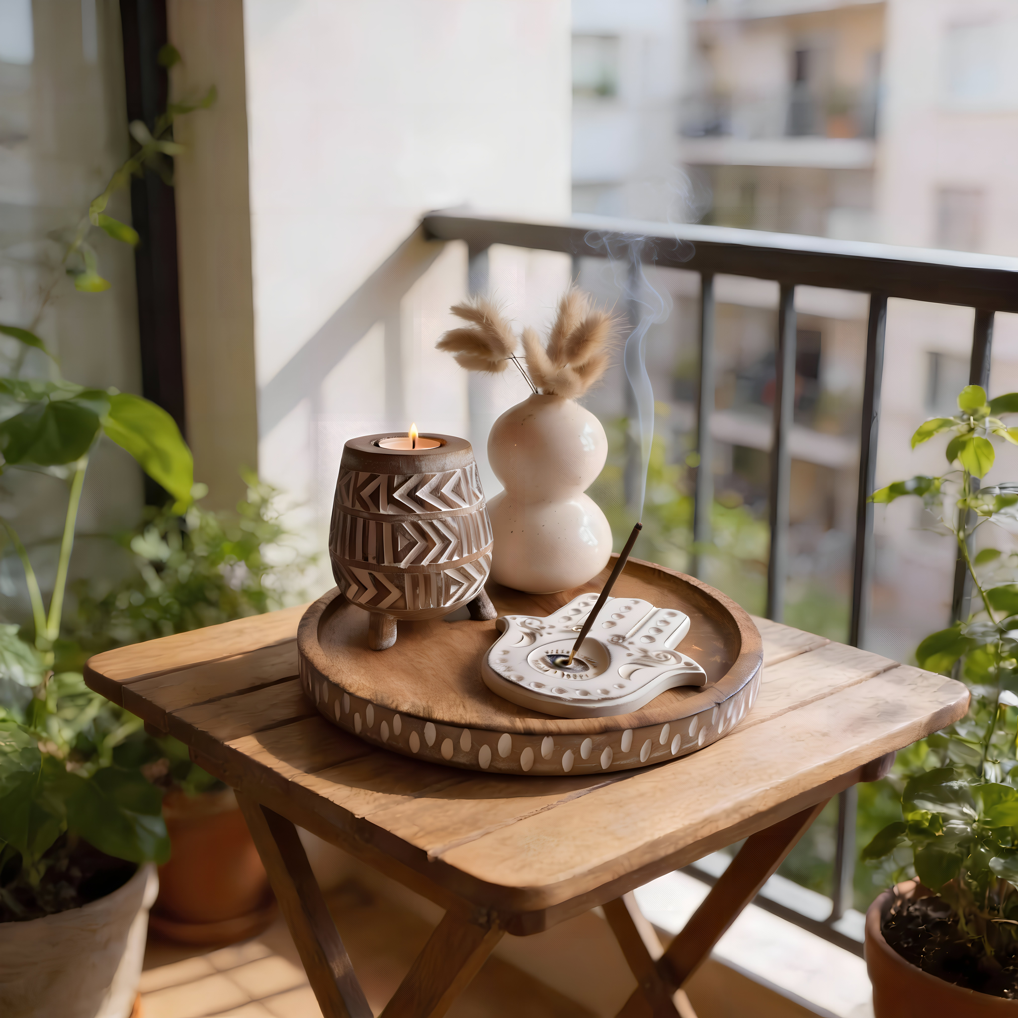 Ritual Set (Incense Holder + Candle Holder)