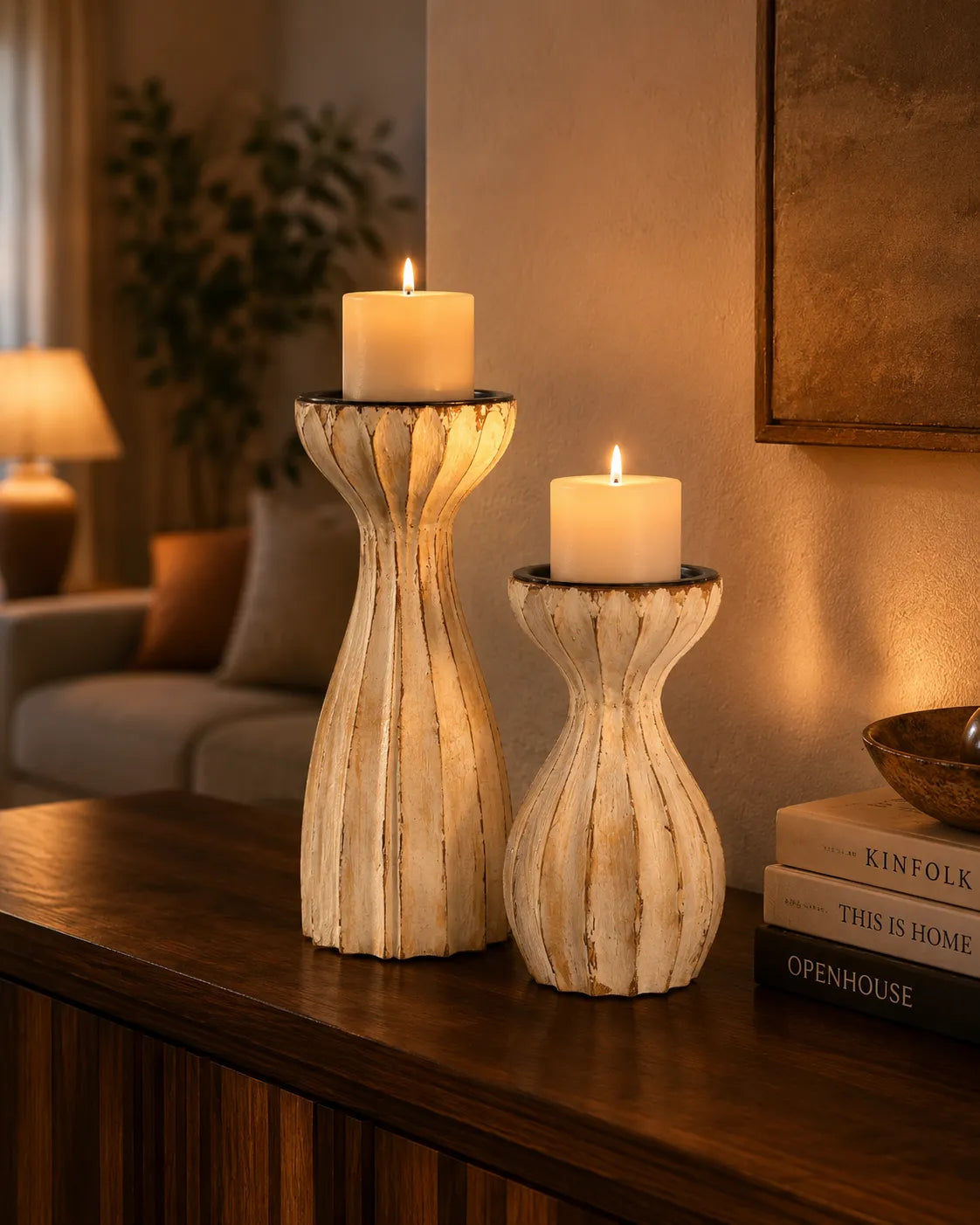 Sway- Sculptural Candle Holder.