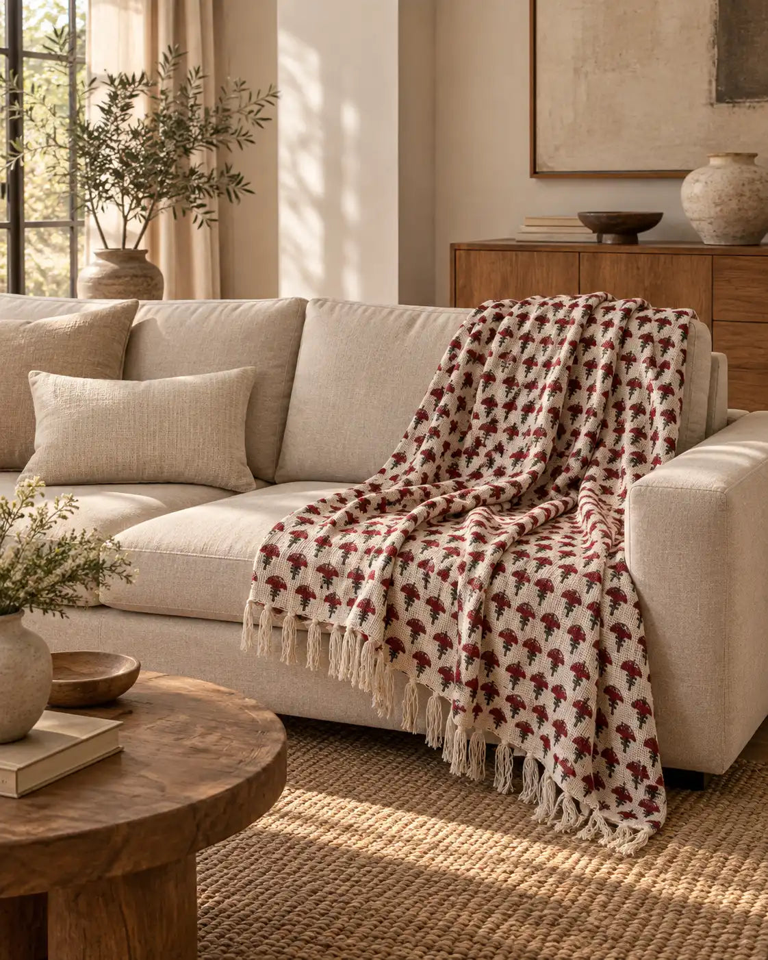 Zinnia - Woven Throw