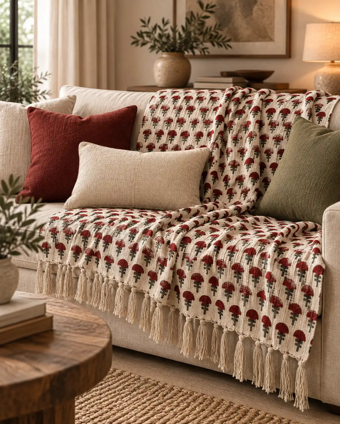 Zinnia - Woven Throw