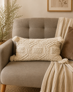 Ivory Dune Cushion Cover | Includes Filler
