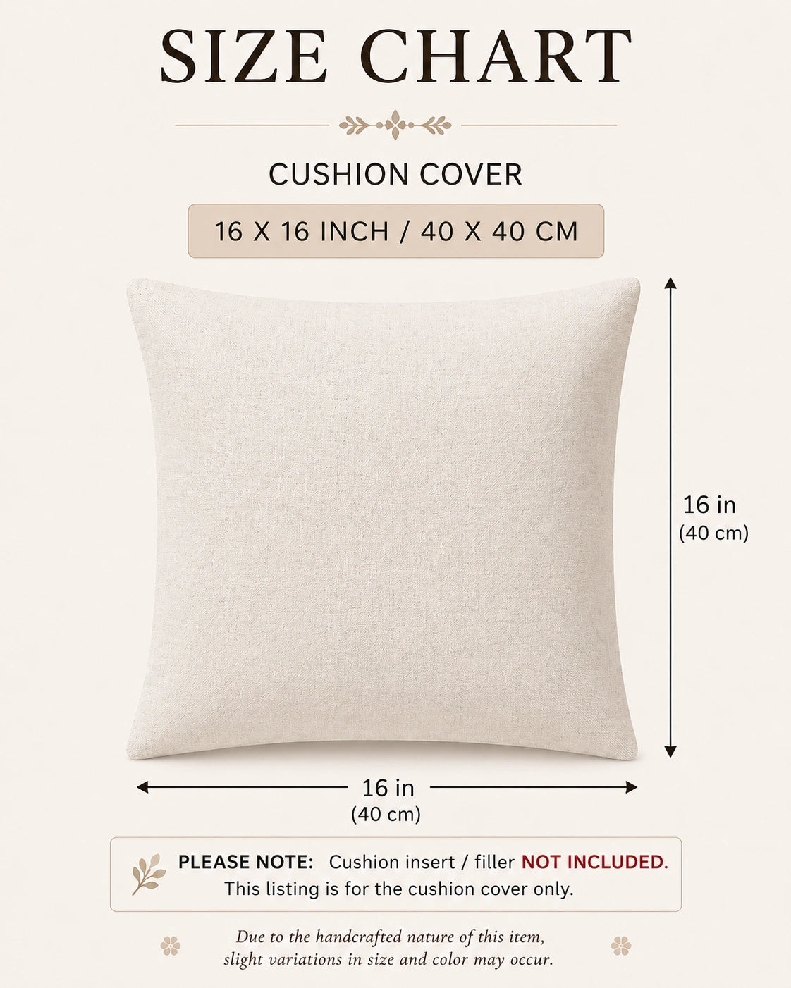 Russet Blossom Cushion Cover