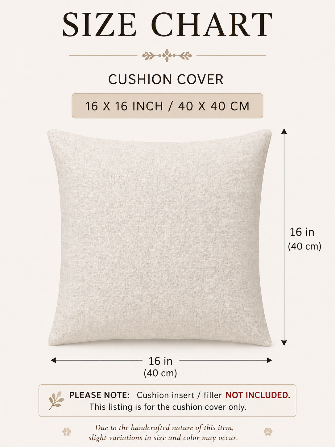 Sage Blossom Cushion Cover | Cover Only