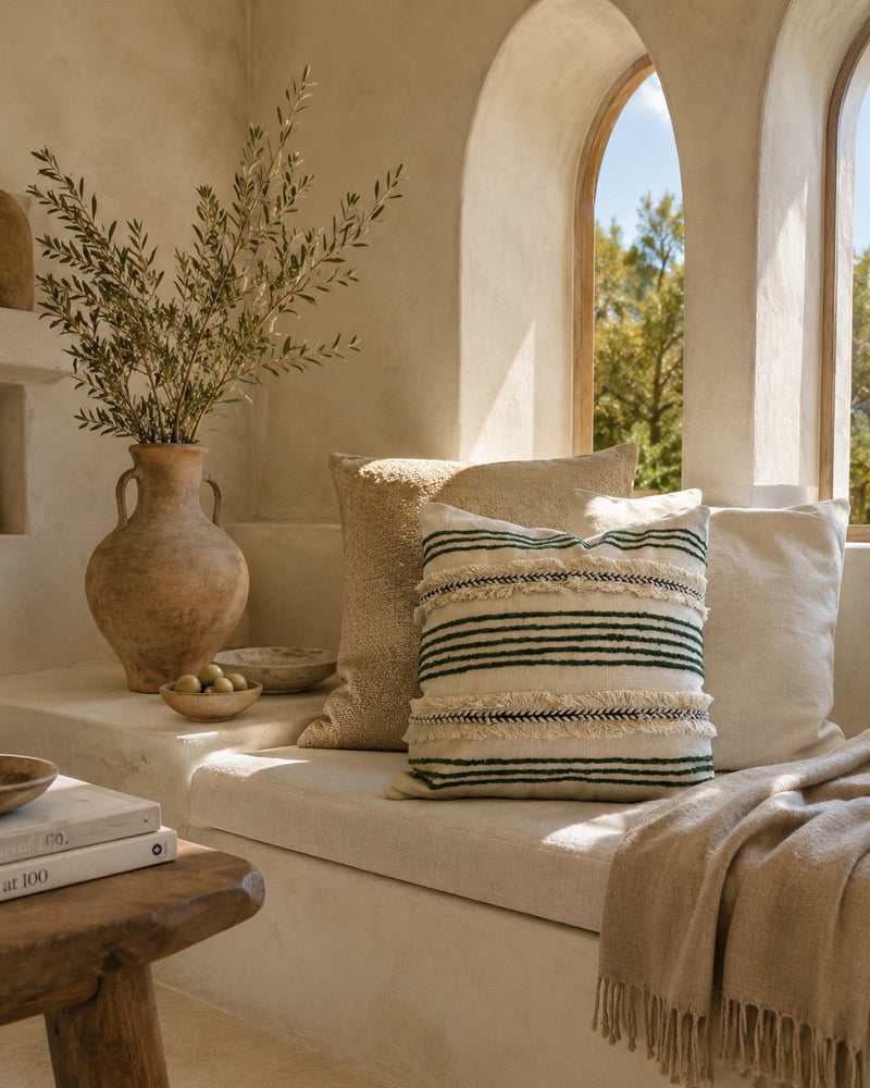Forest Fringe Cushion Cover