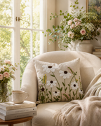 Wild Daisy Meadow Cushion Cover