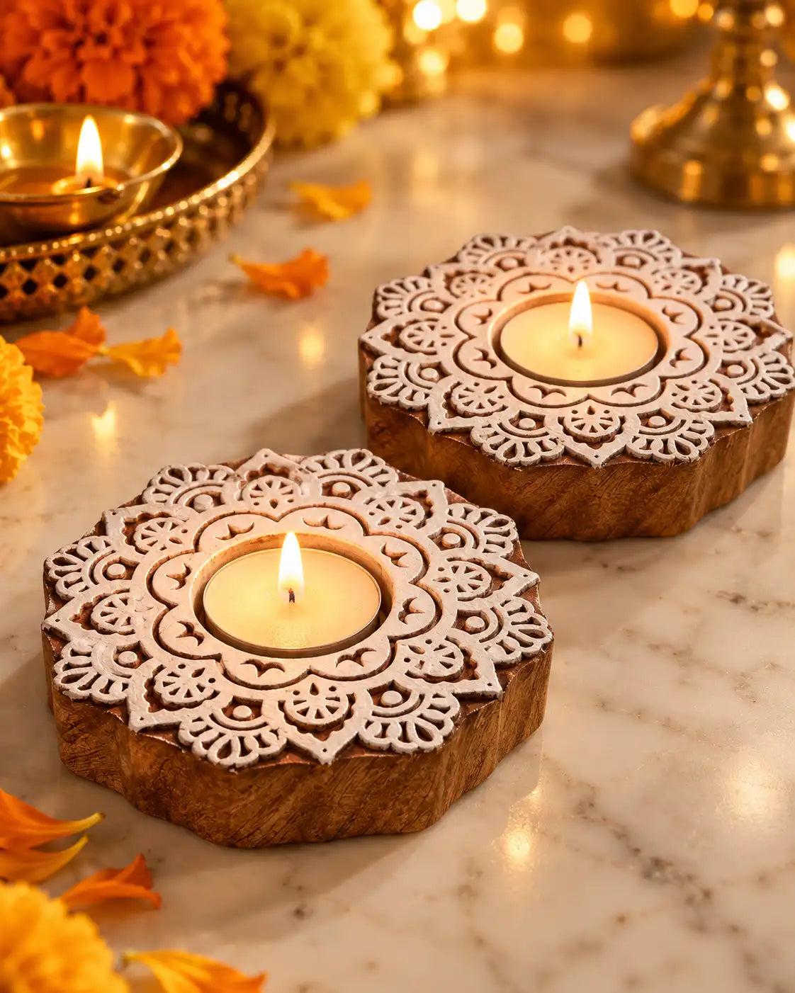 Elira Tealight Holders - Set of 2