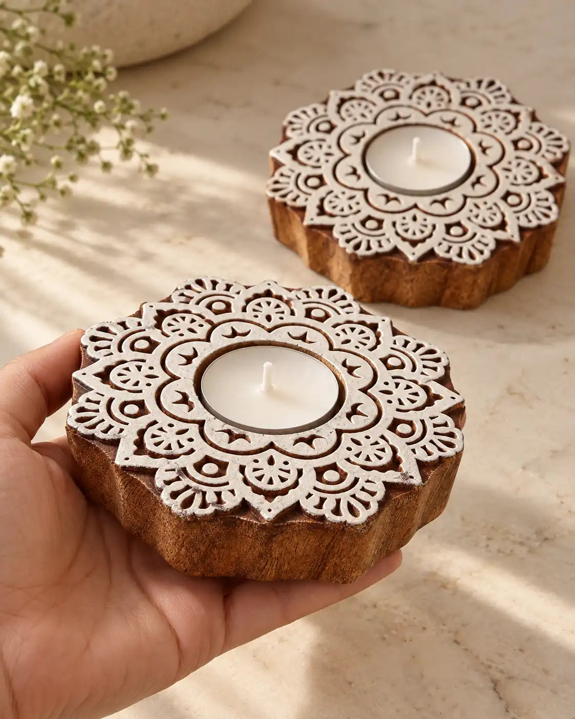 Elira Tealight Holders - Set of 2