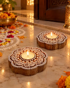 Indra Tealight Holders - Set of 2