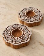 Indra Tealight Holders - Set of 2