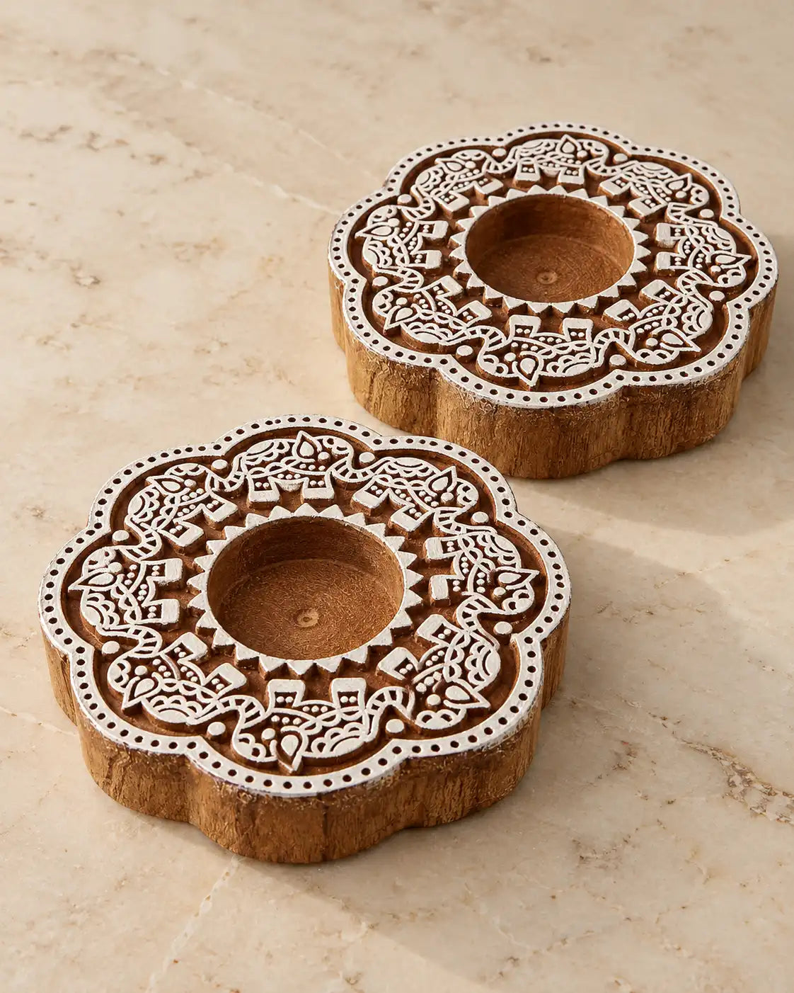 Indra Tealight Holders - Set of 2
