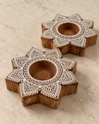 Nara Tealight Holders - Set of 2