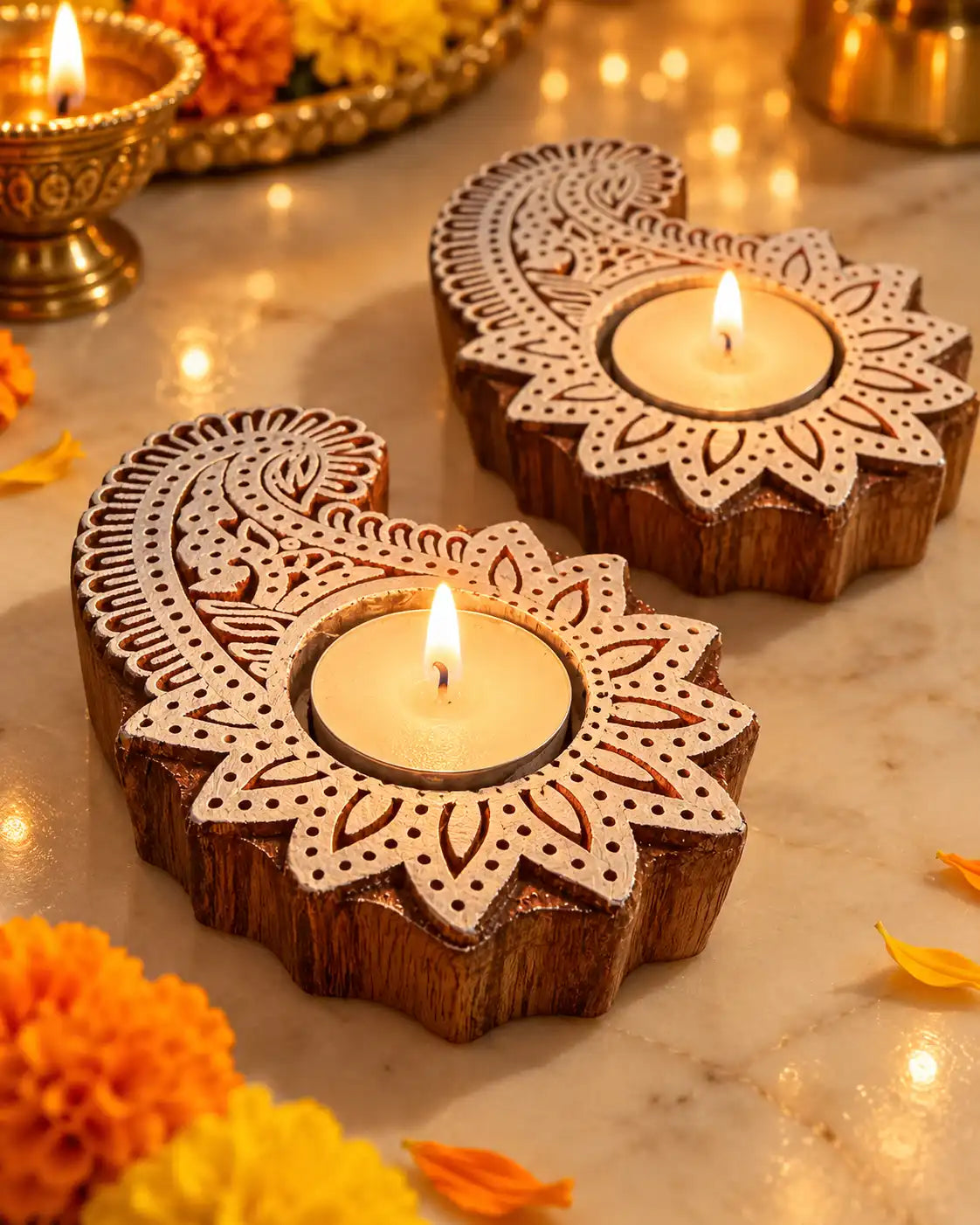 Sora Tealight Holders - Set of 2