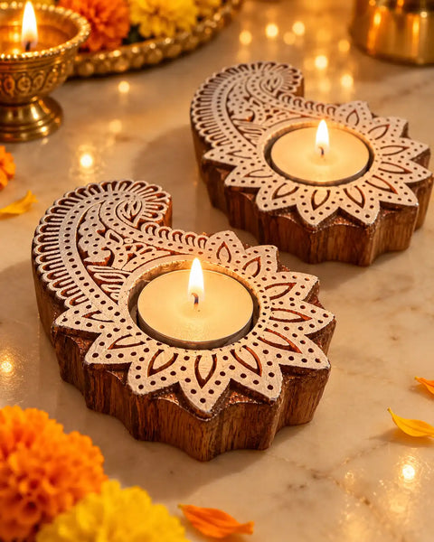 Sora Tealight Holders - Set of 2