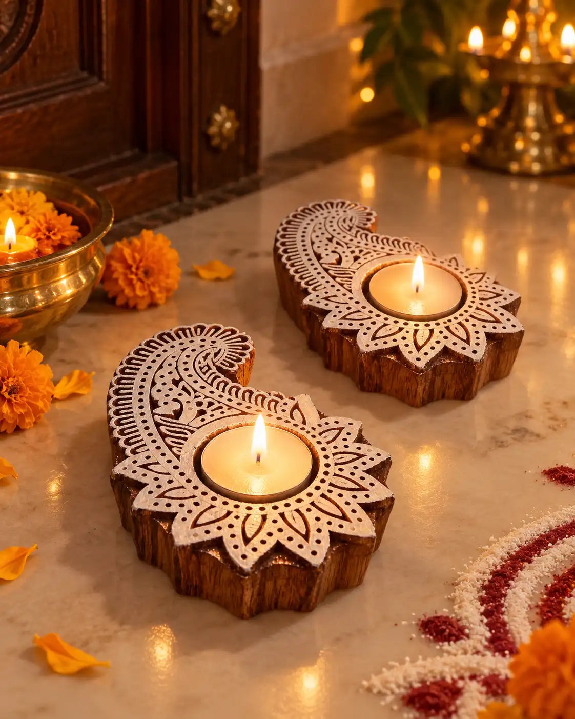 Sora Tealight Holders - Set of 2