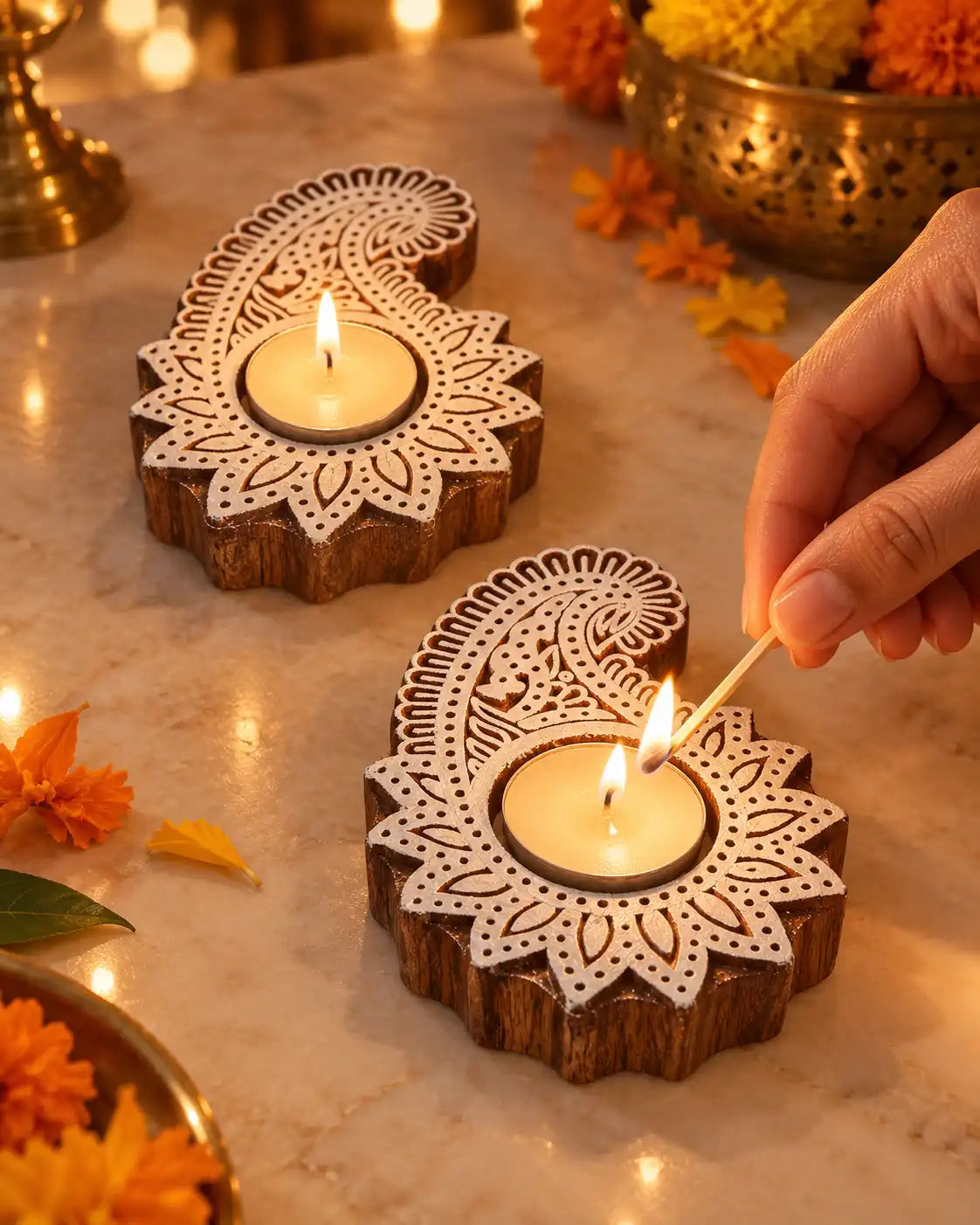 Sora Tealight Holders - Set of 2