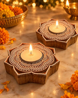 Aurea Tealight Holder - Set of 2