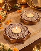 Aurea Tealight Holder - Set of 2