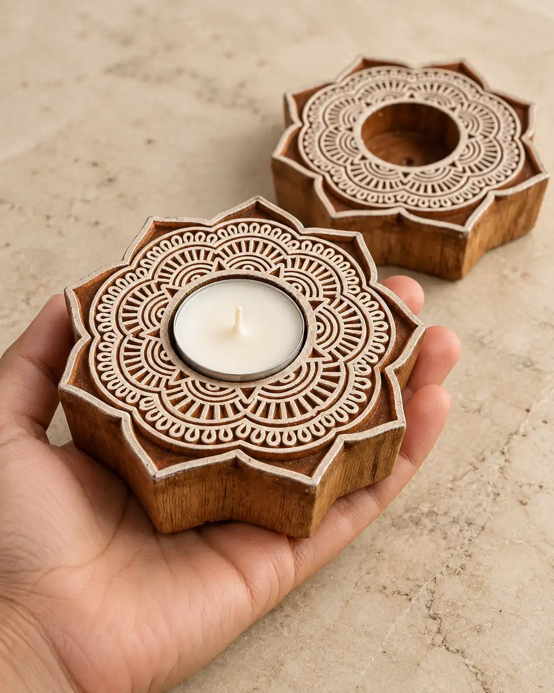 Aurea Tealight Holder - Set of 2