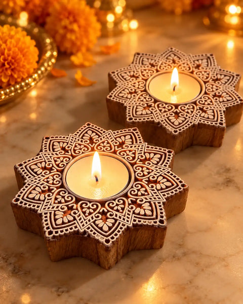 Zaria Tealight Holders - Set of 2