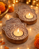 Mira Tealight Holders - Set of 2