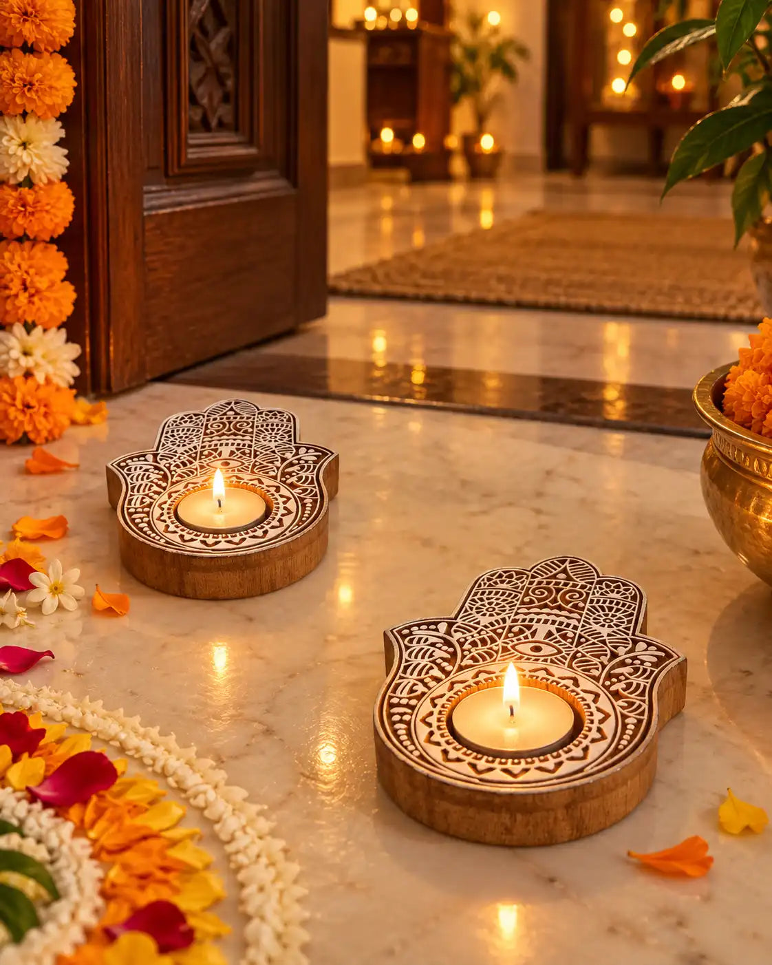 Mira Tealight Holders - Set of 2