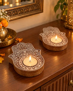 Mira Tealight Holders - Set of 2