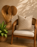 Ivory Mosaic Cushion Cover | Cover Only