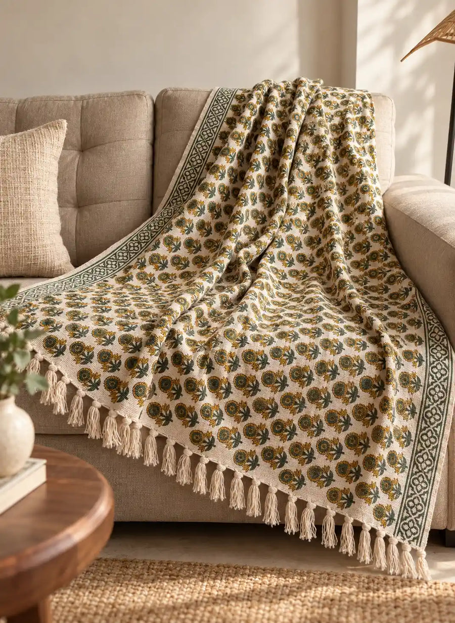 Elara- Woven Throw
