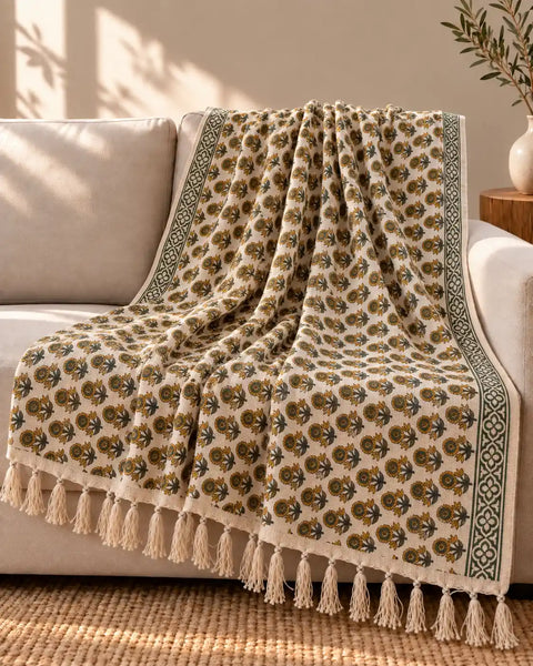 Elara- Woven Throw