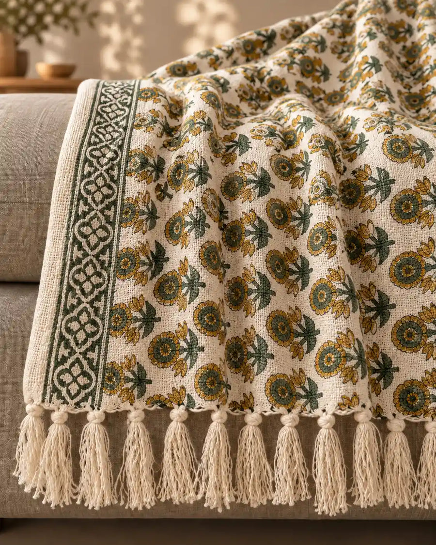Elara- Woven Throw