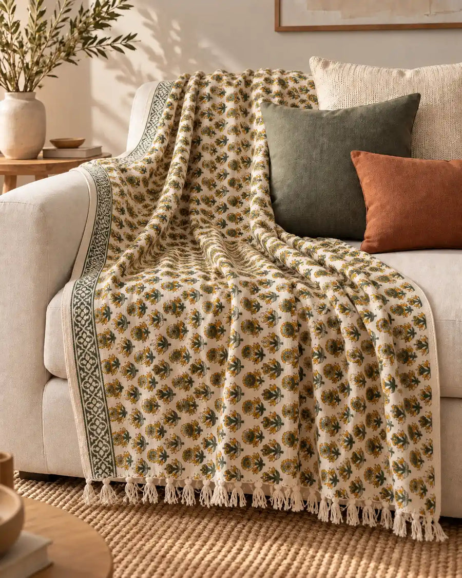 Elara- Woven Throw