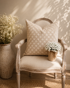 Ivory Mosaic Cushion Cover | Cover Only