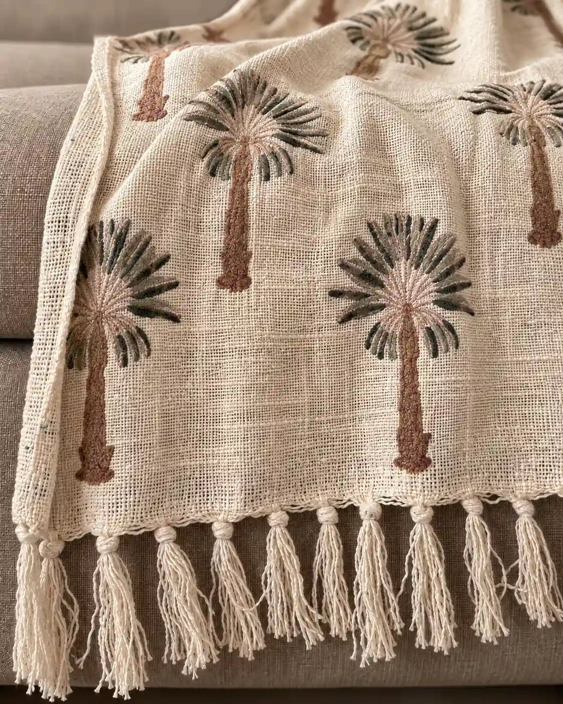 Palmera- Woven Throw