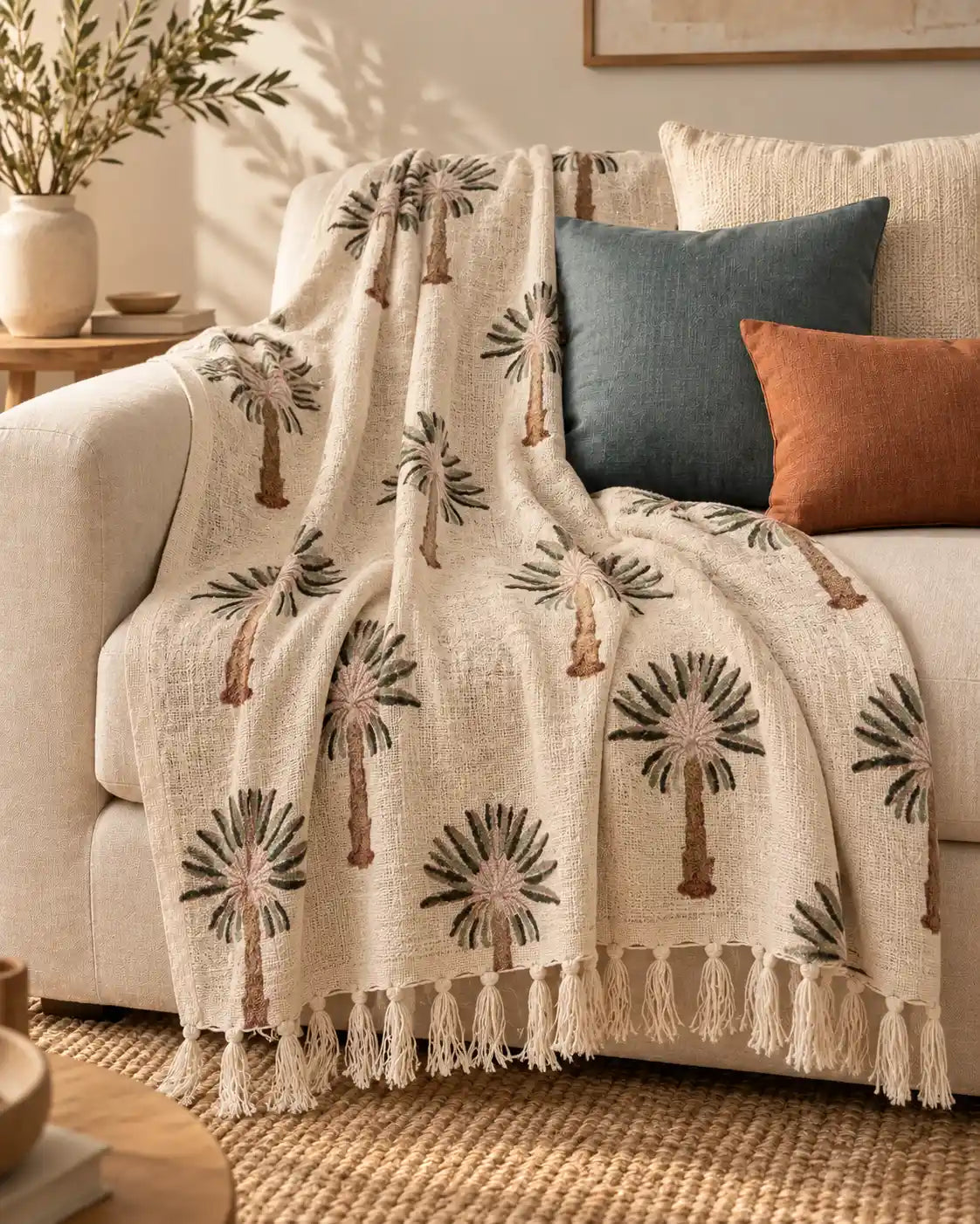 Palmera- Woven Throw