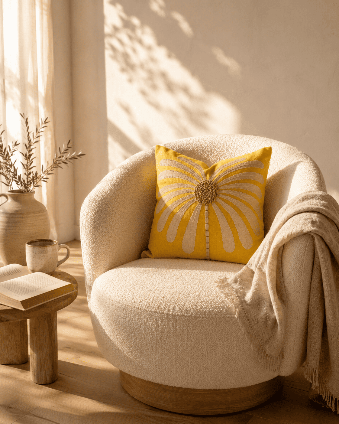 Sunbeam Blossom Cushion Cover | Cover Only