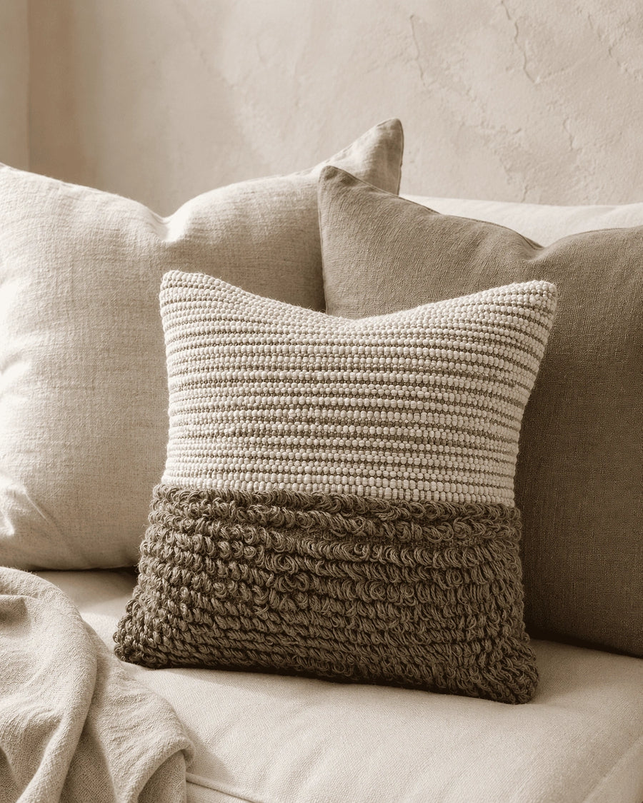 Earth & Ivory Cushion Cover